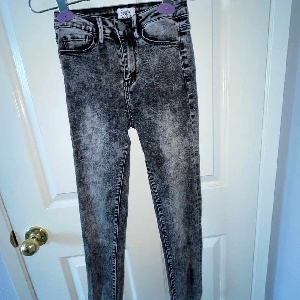 Gray jeans